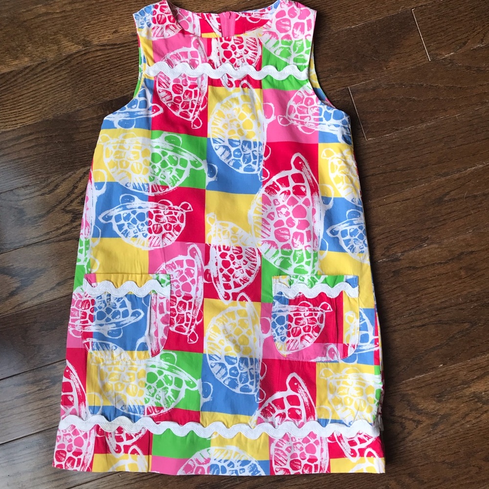 Lilly Pulitzer shift dress, excellent cond!  Sz 8